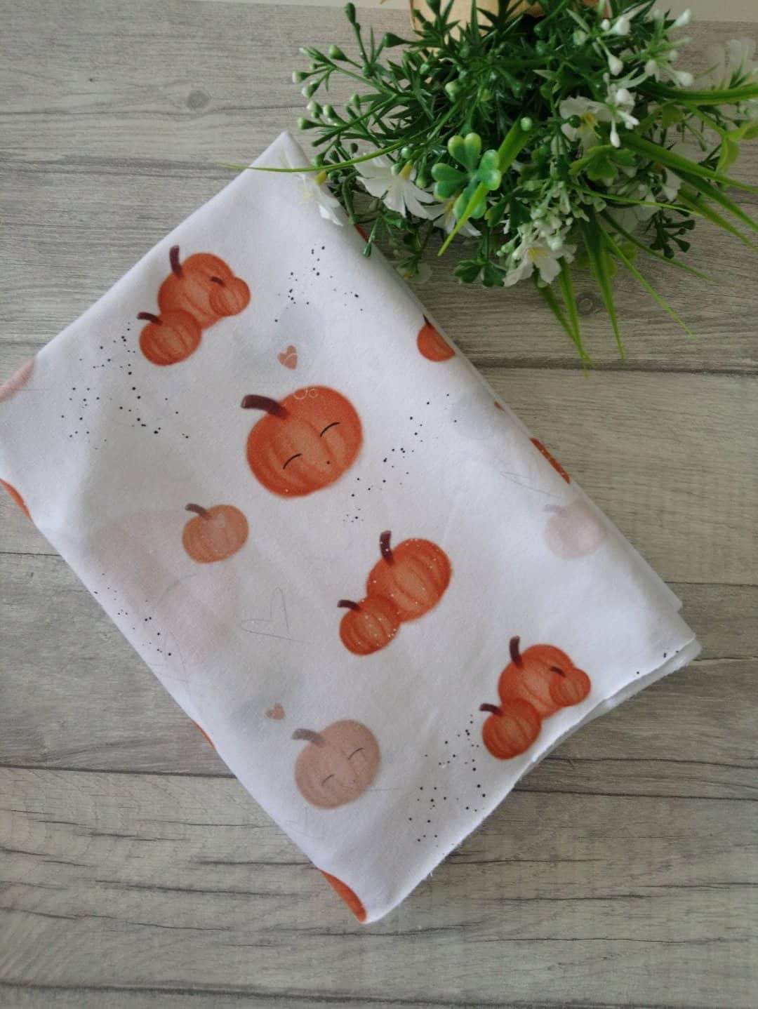 Kürbis Stoff Eigenproduktion Halloween